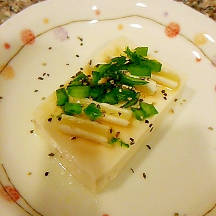 トリュフ風味のチーズ豆腐